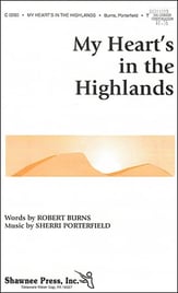 My Heart's in the Highlands TTB choral sheet music cover